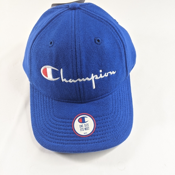champion all over script reverse weave bucket hat